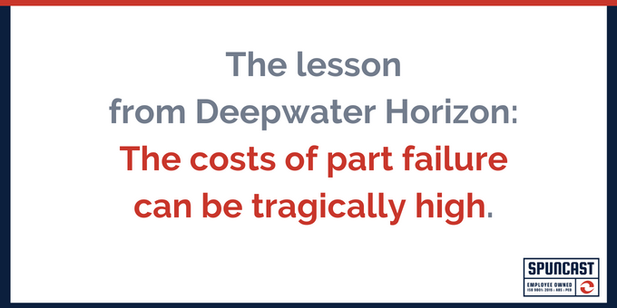 The costs of part failure can be tragically high.